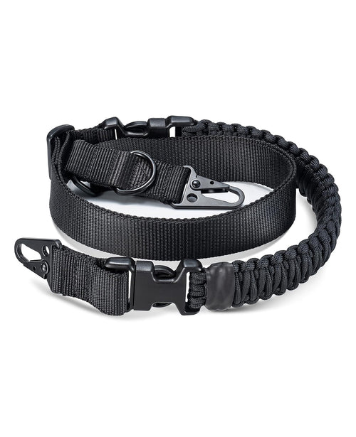 CVLIFE 2 Point Sling with Removable 550 Paracord Sling Adjustable Length Rifle Sling
