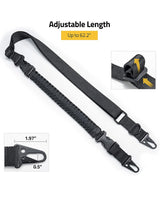 CVLIFE 2 Point Sling with Removable 550 Paracord Sling Adjustable Length Rifle Sling, view 5