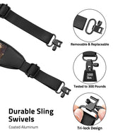 CVLIFE 2 Point Sling with Swivels Comfortable Neoprene Padded Adjustable Length, view 6