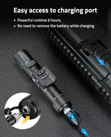 CVLIFE 2000 Lumens Flashlight USB Rechargeable, view 5