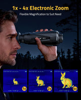 CVLIFE BearMight 256x192 1-4x15mm 1024x768 HD Thermal Monocular, view 5