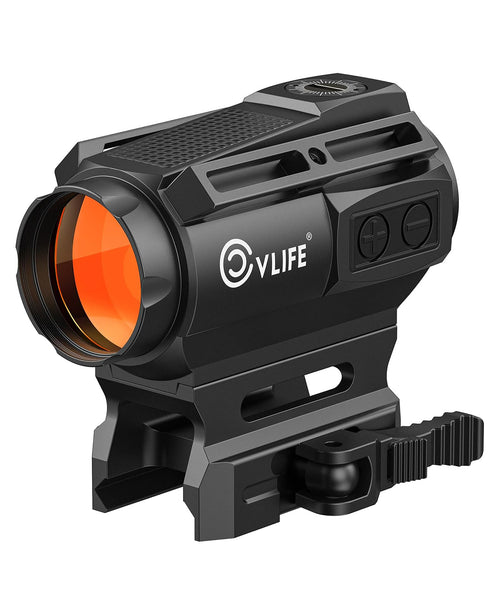 CVLIFE WildHawk 25mm Large Lens Solar Multi-Reticle Motion Awake Red Dot Sight