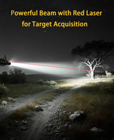 CVLIFE 2600 Lumens Easy Touch Switch Rifle Laser Light Combo, view 4