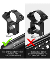CVLIFE FoxSpook 3-9x40 R4 Reticle Crosshair Scope, view 6