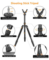 CVLIFE 3-in-1 hunting Stick Hunting Tripod, view 5