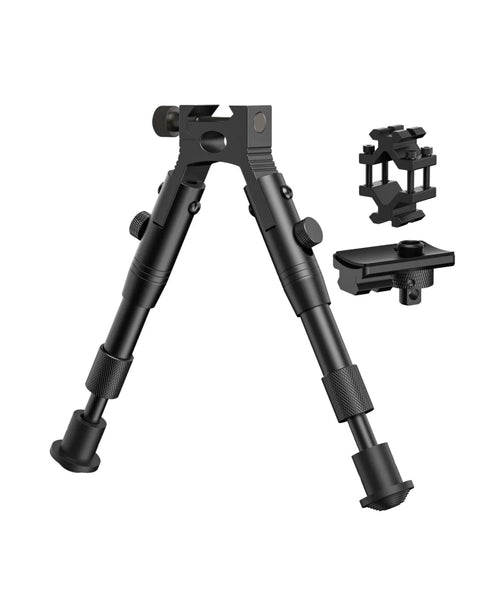 CVLIFE 3-in-1 Picatinny Bipod with Swivel Stud and tube Clamp Adapter