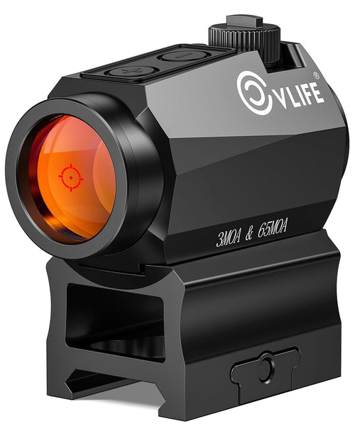 CVLIFE WolfCovert 3 MOA Dot & 65 MOA Circle Motion Awake Red Dot Sight