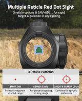 CVLIFE WolfCovert 3 MOA Dot & 65 MOA Circle Motion Awake Red Dot Sight, view 2