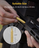 CVLIFE 30-06/25-06/270 Bore Sight Laser Red Dot Cartridge Bore Sighter with 3 Batteries, view 4