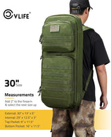 CVLIFE 30" Gun Bag Rifle Backpack, view 6
