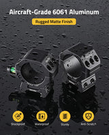CVLIFE 30mm Scope Rings with Level Bubble 2 Pieces, view 6