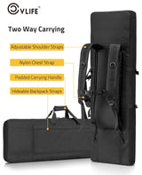 CVLIFE 36 Inches Double Soft Rifle Case Long Bag, view 6