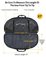 CVLIFE 37" Compound Bow Case Bow Bag, view 4