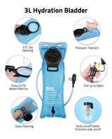 CVLIFE 3L Hydration Backpack for Hiking, Biking, Running, Climbing, view 5