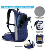 CVLIFE 3L Insulated Hydration Backpacks with Water Bladder, view 4