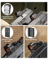 CVLIFE WolfCovert 3MOA Red Dot Sight for Pistol, view 2