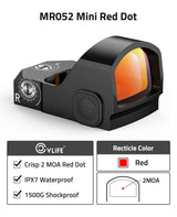 CVLIFE WolfCovert 3MOA Red Dot Sight for Pistol, view 3
