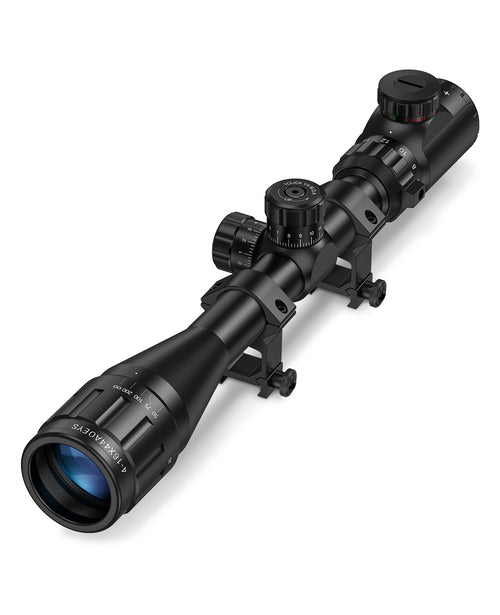 CVLIFE FoxSpook 4-16x44 Rifle Scope Red and Green Illuminated Built Gun Scope