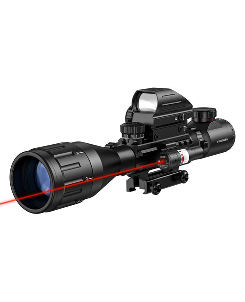 CVLIFE EagleFeather 4-16x50 Rifle Scope Red & Green Dot Sight