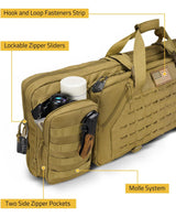 CVLIFE 42" Soft Rifle Case Double Long Gun Bag, view 5