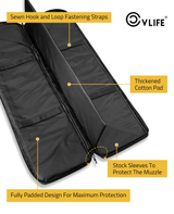 CVLIFE 46" Soft Rifle Case Double Long Gun Bag, view 2