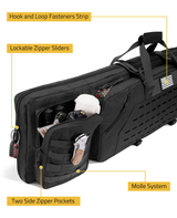 CVLIFE 46" Soft Rifle Case Double Long Gun Bag, view 4