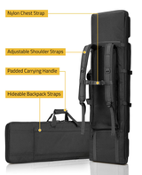 CVLIFE 46" Soft Rifle Case Double Long Gun Bag, view 5