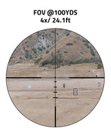 CVLIFE JackalHowl 4x32 Compact Rifle Scope BDC Reticle Riflescope with Free 20mm Mounts, view 4