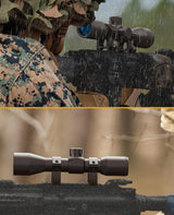 CVLIFE FoxSpook 4x32 Compact Rifle Scope Crosshair Optics Hunting Scope, view 2