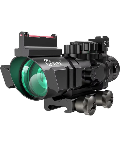 CVLIFE WolfProwl 4x32 Rifle Scope Red & Green & Blue