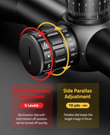 CVLIFE BearPower 5-25x56 FFP Rifle Scope First Focal Plane Riflescope, view 4