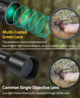 CVLIFE FoxSpook 6-24x50 AOE Red and Green Illuminated Scope, view 5