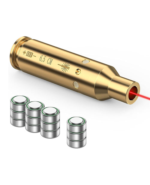 CVLIFE 6.5cm Laser Bore Sight Red Laser Boresighter with 4 Sets of Batteries