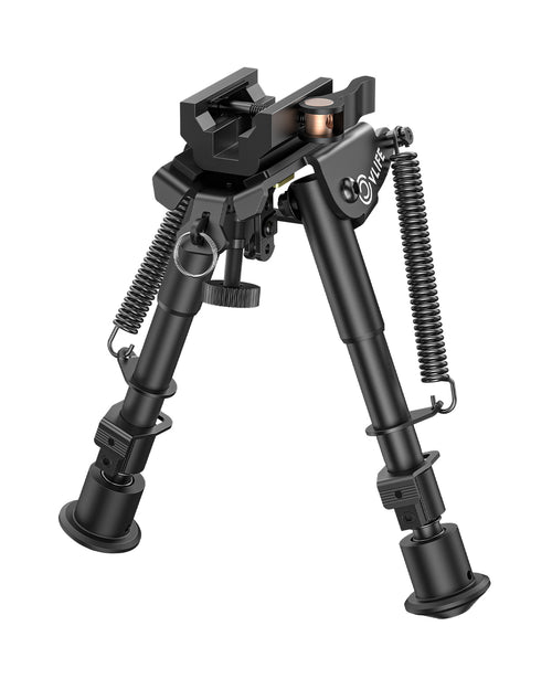 CVLIFE 6-9 Inches Bipod with Quick Release Adapter for Picatinny Rail