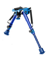 Cvlife 6-9 Inches Carbon Fiber Blue Bipod Picatinny Bipod with Adapter, view 6