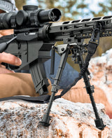 CVLIFE 6-9 Inches Picatinny Bipod shoulder-mount Bipod with Adapter and Two Point shoulder-mount Sling, view 2
