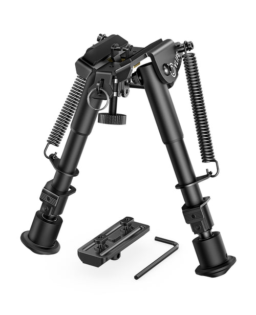 CVLIFE 6-9 Inches shoulder-mount Bipod with Bipod Mount Adapter for M-Rail