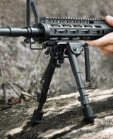 CVLIFE 6-9 Inches shoulder-mount Bipod with Bipod Mount Adapter for M-Rail, view 2
