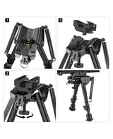 CVLIFE 6-9 Inches shoulder-mount Bipod with Picatinny Adapter, view 5