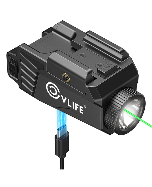 CVLIFE 600 Lumens Pistol Light Laser Combo
