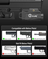 CVLIFE 600 Lumens Pistol Light Laser Combo, view 5