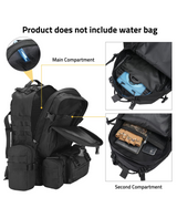 CVLIFE 60L Backpack for Men Women Large Rucksack, view 4