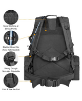 CVLIFE 60L Backpack for Men Women Large Rucksack, view 5