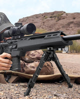 CVLIFE 7.5-9 Inches Picatinny Tiltable Quick Release Bipods for shoulder-mount, view 2