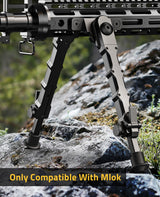 CVLIFE 7.5-9 Inches shoulder-mount Bipod Compatible with m-rail Bipod, view 2