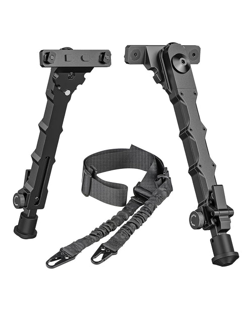 CVLIFE 7.5-9 Inches shoulder-mount Bipod for M-Rail with 2 Point Sling