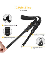 CVLIFE 7.5-9 Inches shoulder-mount Bipod for M-Rail with Two Point shoulder-mount Sling, view 6