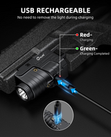 CVLIFE 800 Lumens Light Combo Rechargeable, view 5