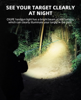CVLIFE 800 Lumens Pistol Light Laser Combo Rechargeable, view 6