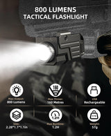 CVLIFE 800 Lumens Pistol Flashlight, view 2